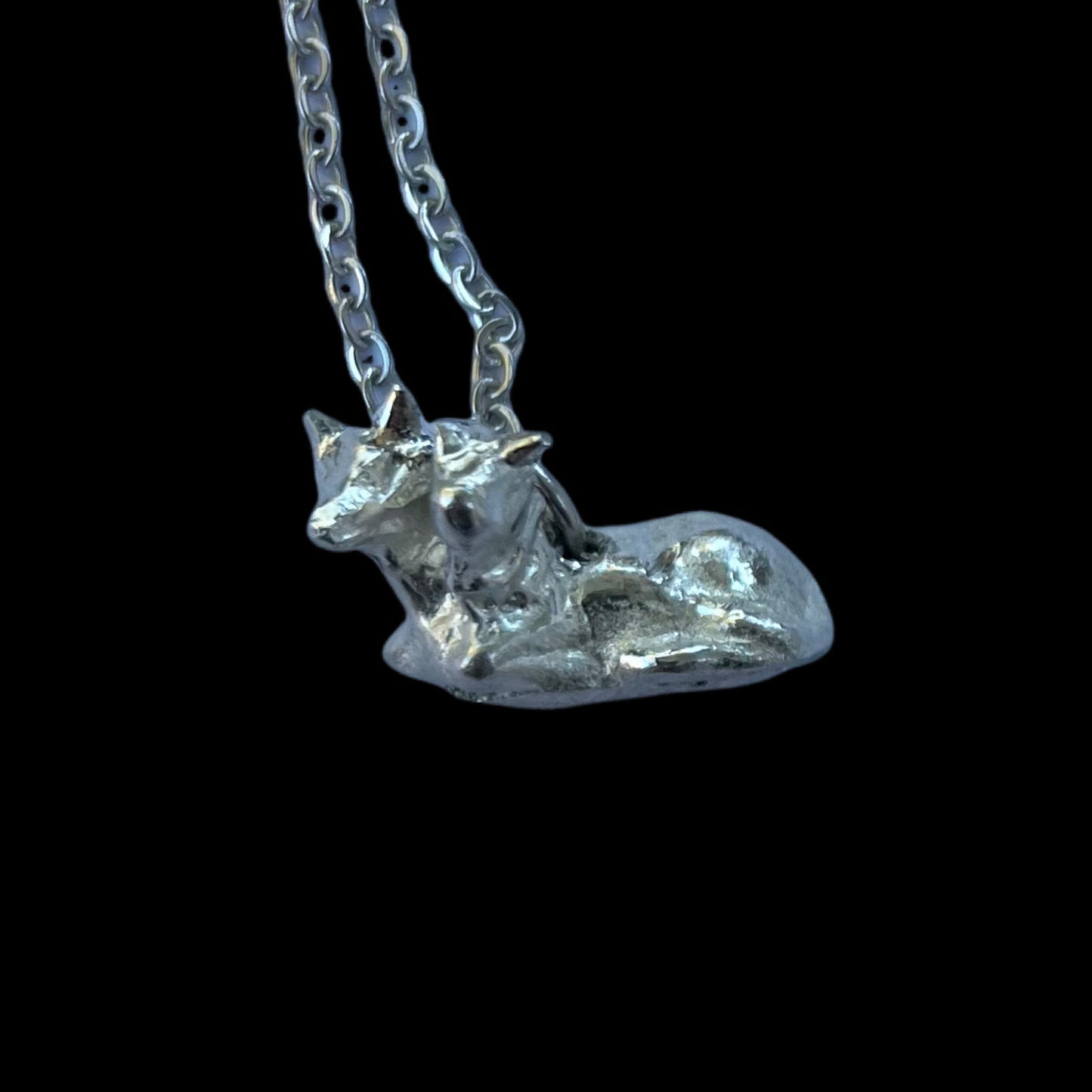 Two Headed Calf Small Pendant