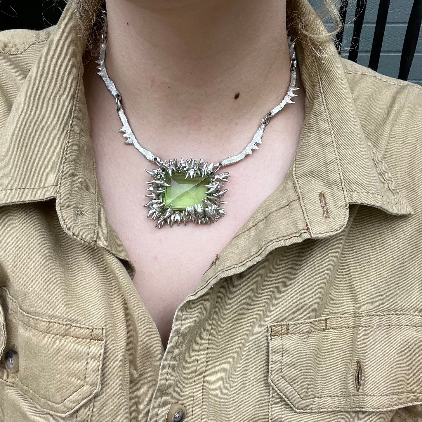 Echoing Green Necklace