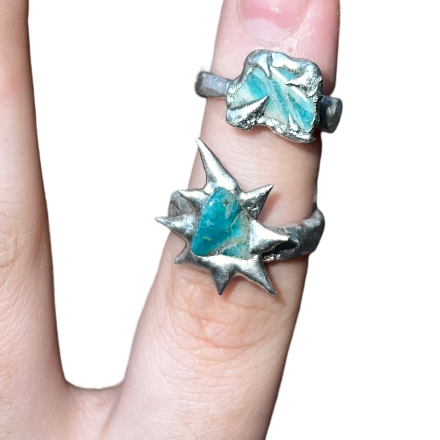 Spiky Ring (Amazonite)