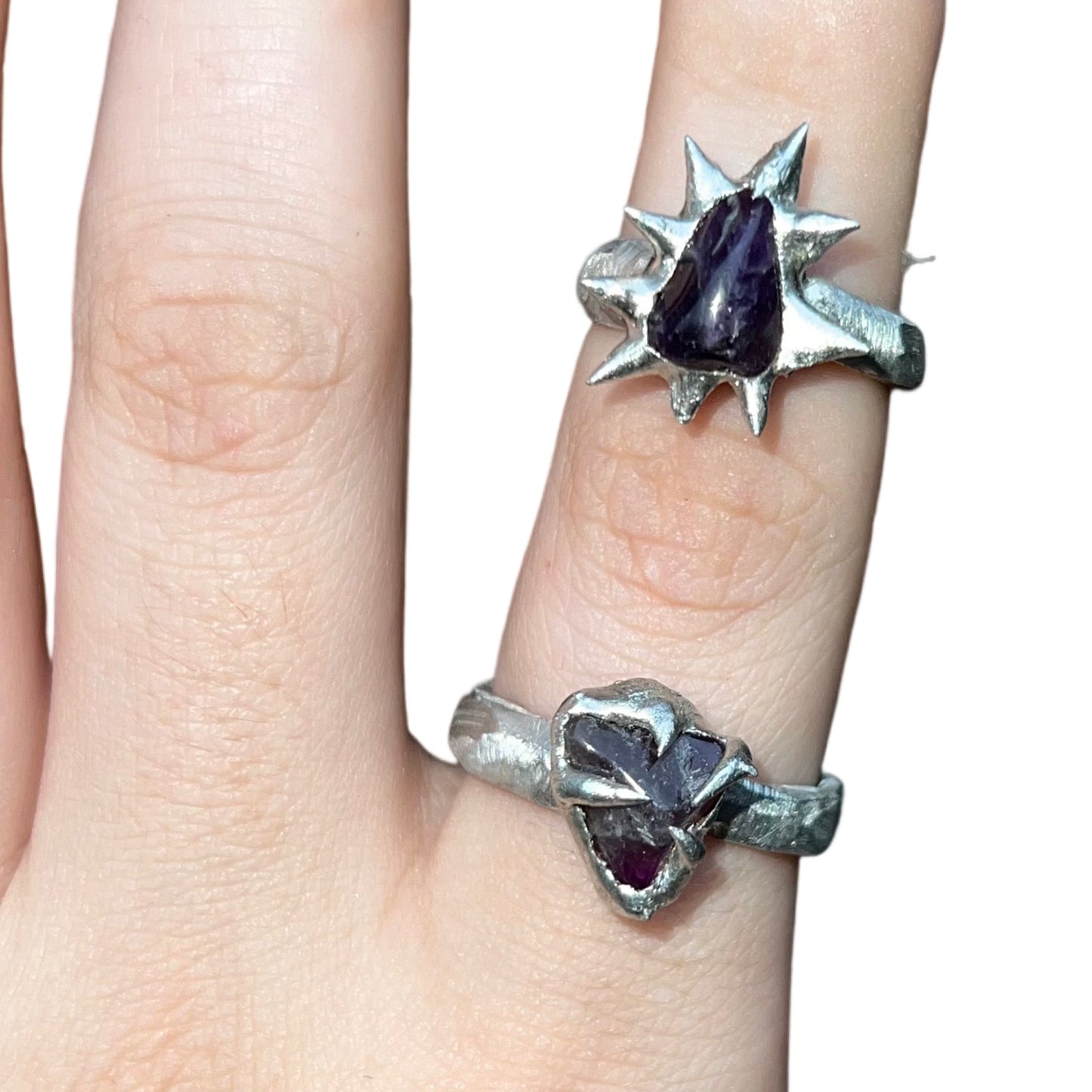 Spiky Ring (Amethyst)