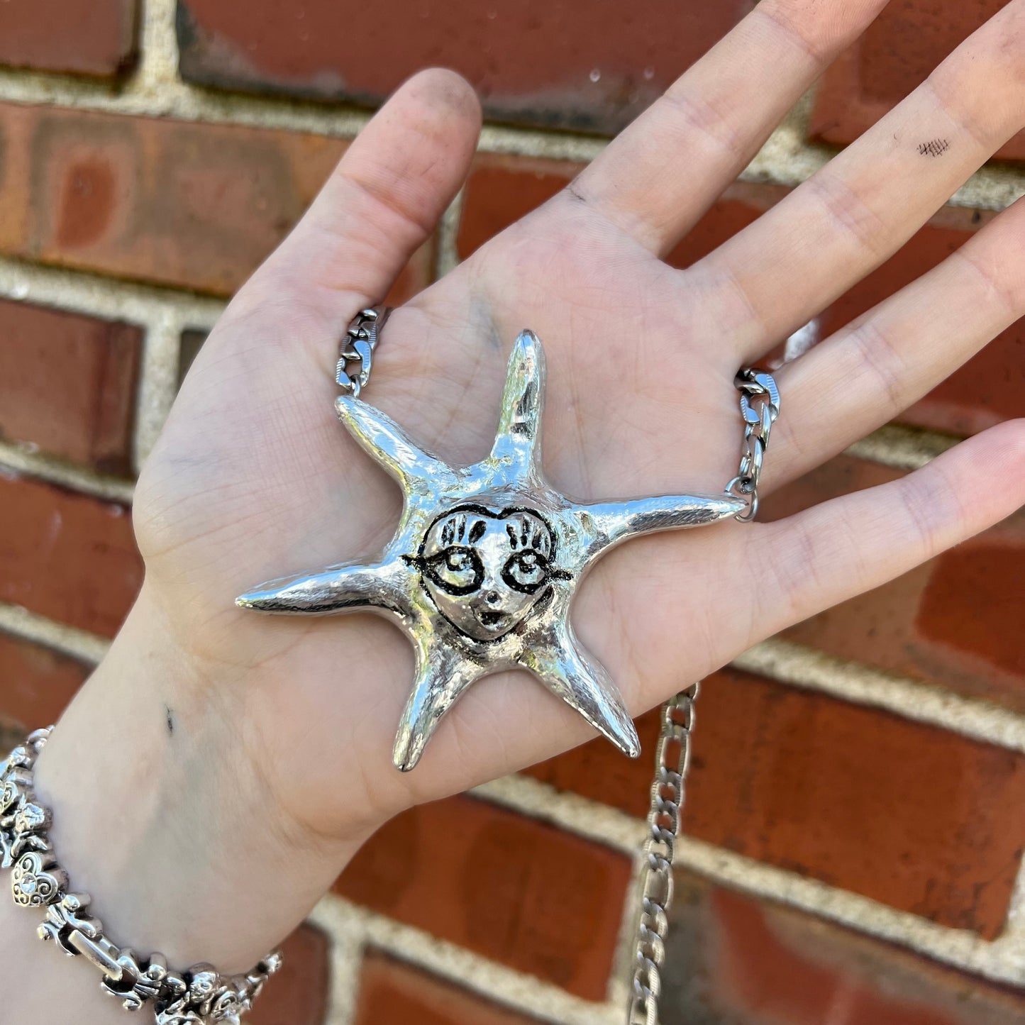 Angel Baby Sun Necklace