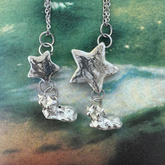 Two Headed Calf Star Pendant