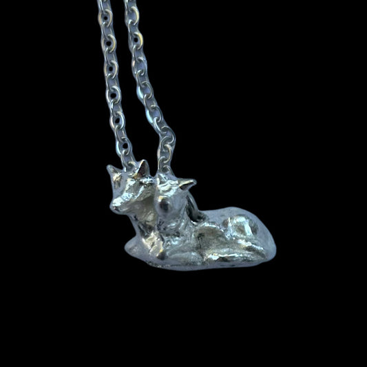 Two Headed Calf Small Pendant