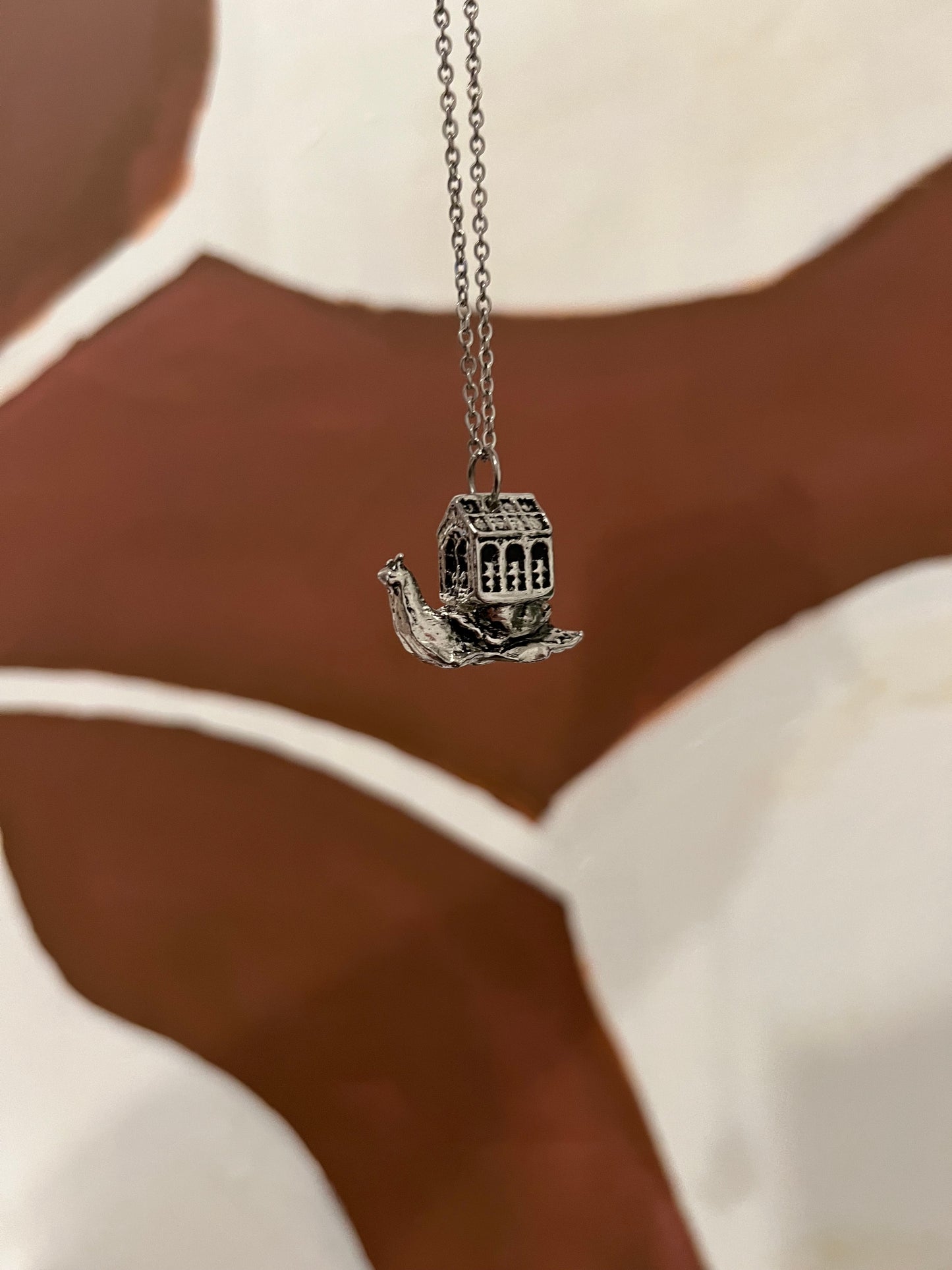 a snail and her greenhouse