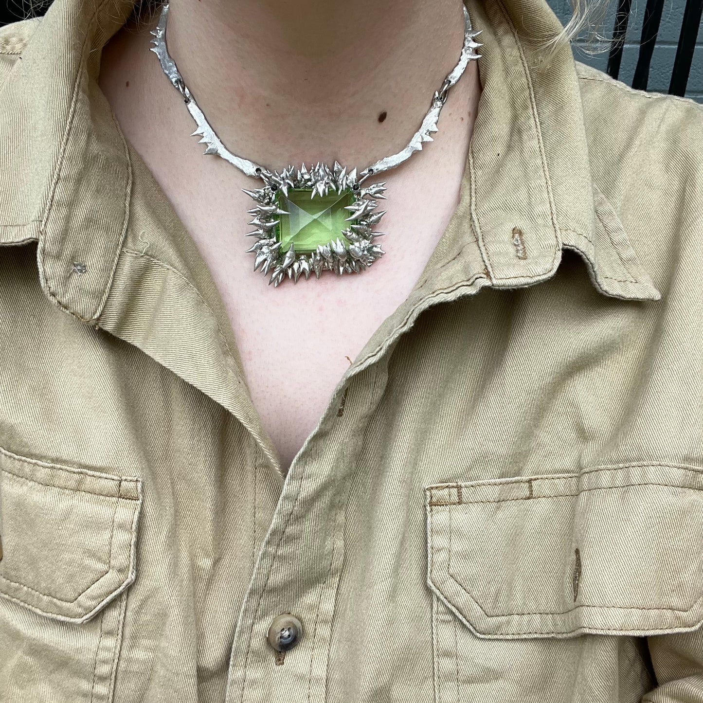 Echoing Green Necklace