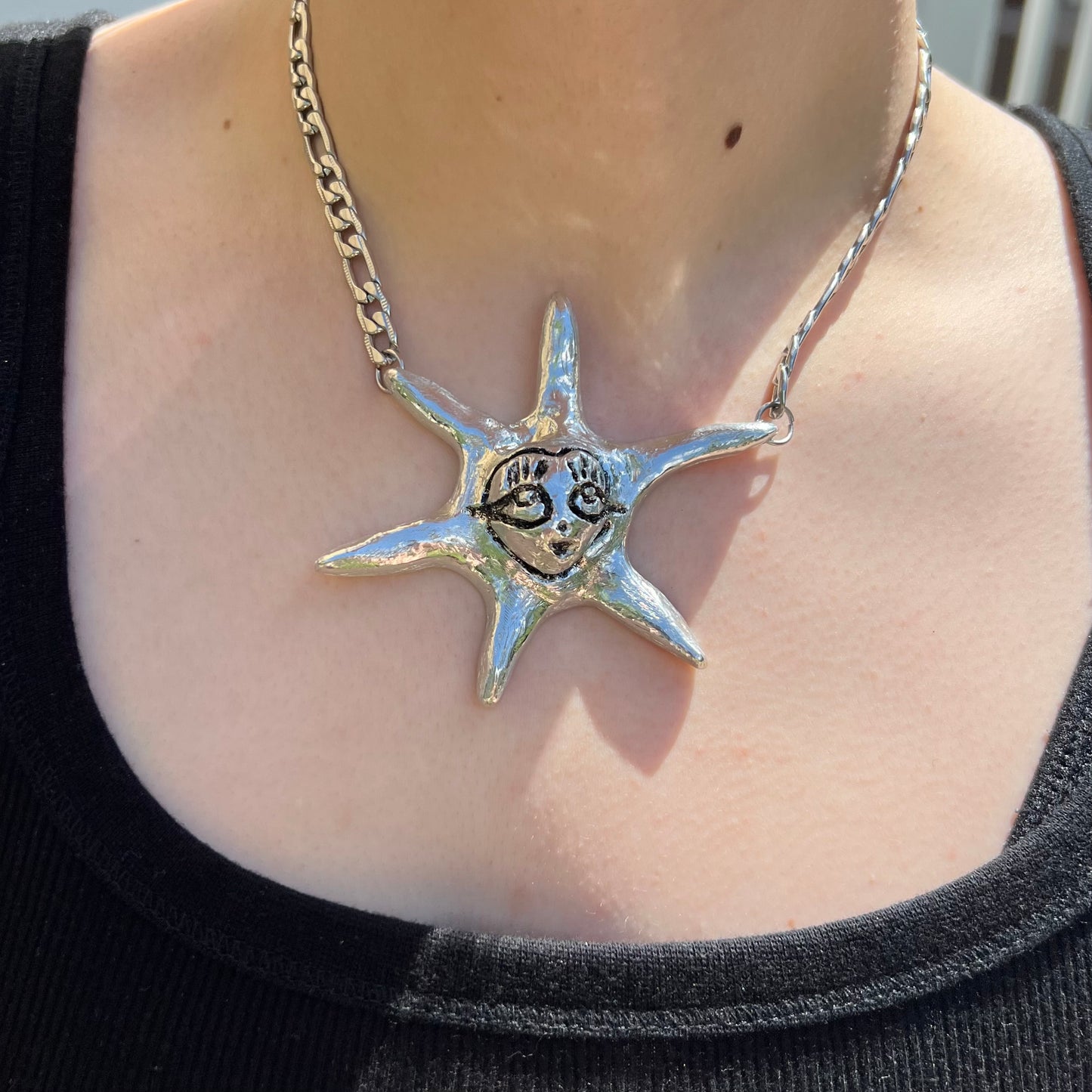 Angel Baby Sun Necklace
