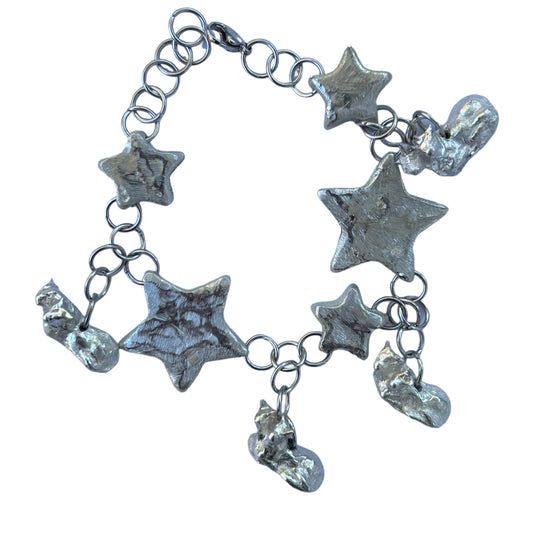 Two Headed Calf Charm Bracelet