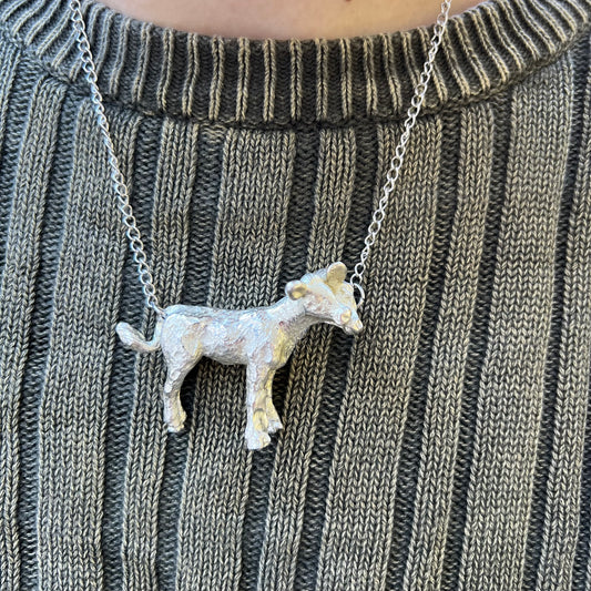 Two Headed Calf Necklace