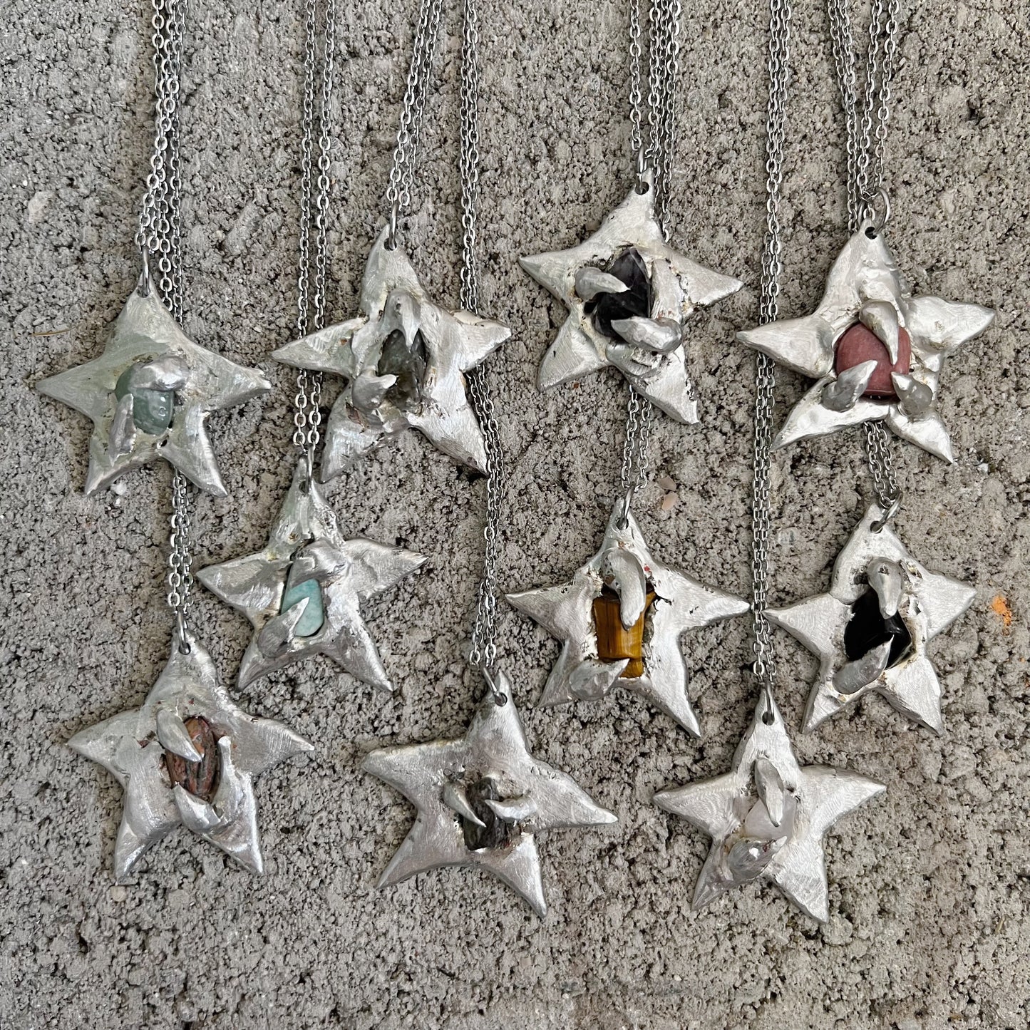 A Crystal Star Pendent