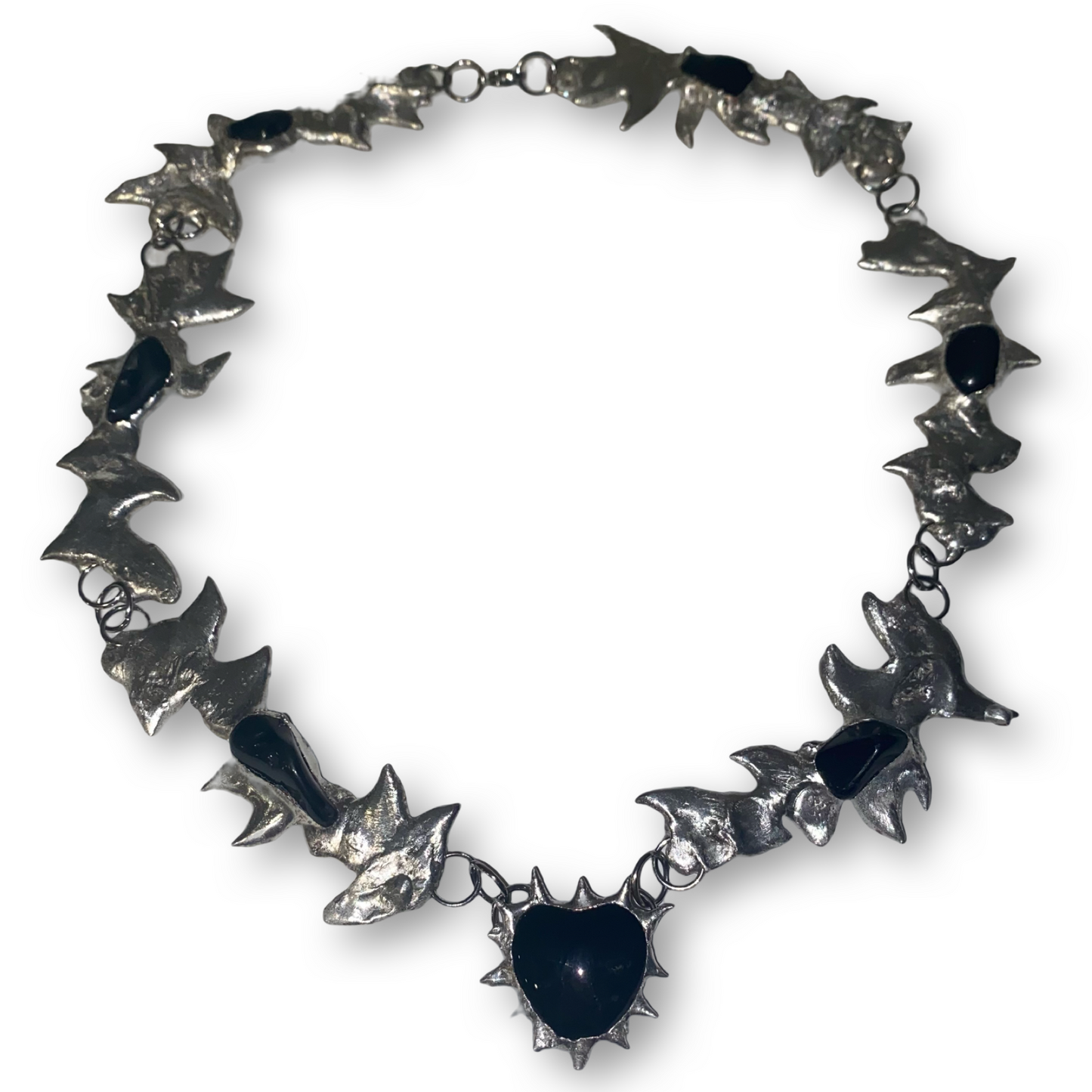 The Obsidian Heart Necklace